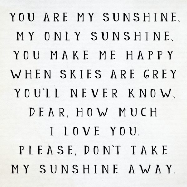 You Are My Sunshine Vintage - Image 2