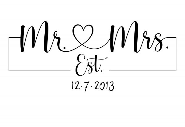 CUSTOM Mr & Mrs Established - Image 2