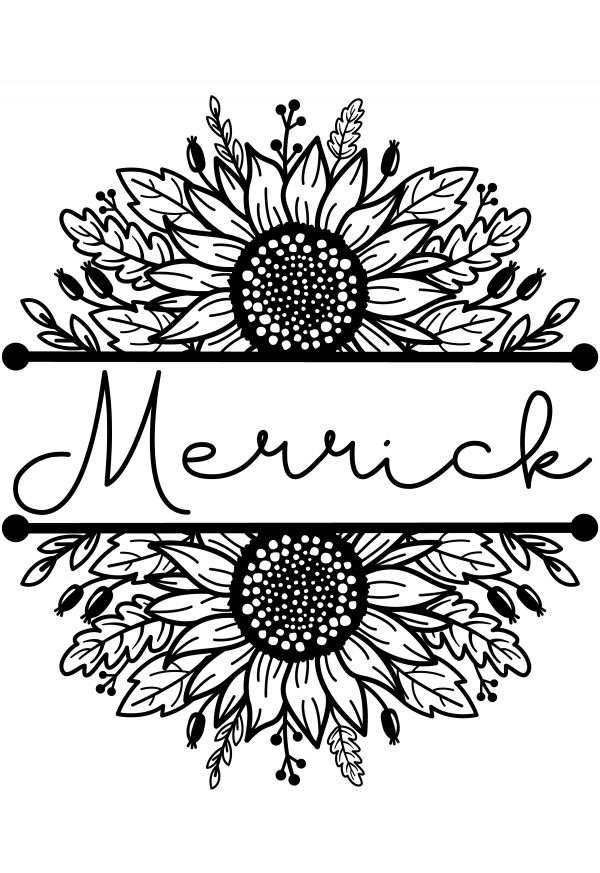 CUSTOM Name Sunflower - Image 3